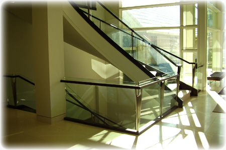 Curved Glass Stairs