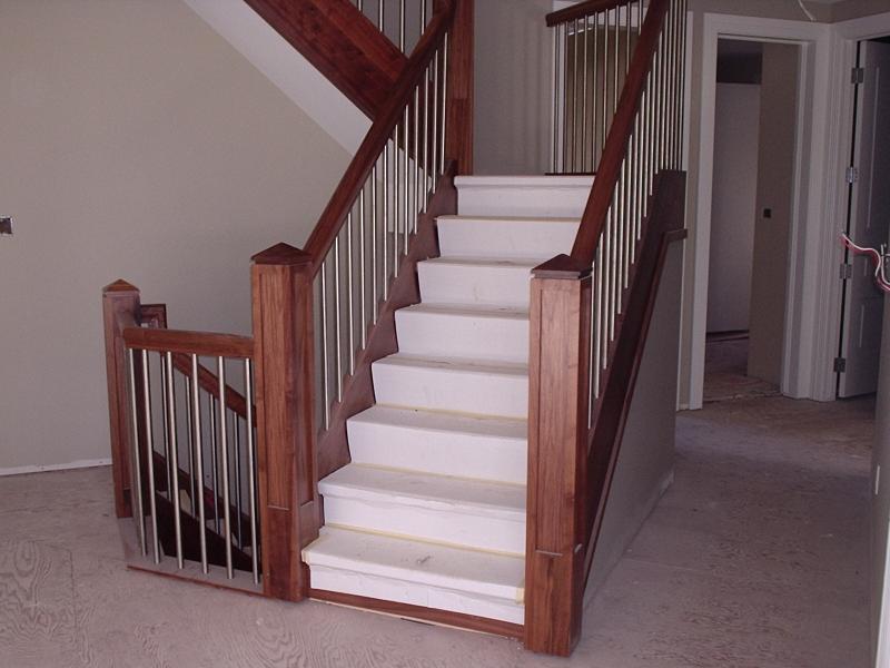 Straight Stairs Metal Pickets Gallery Roes Stair Corp
