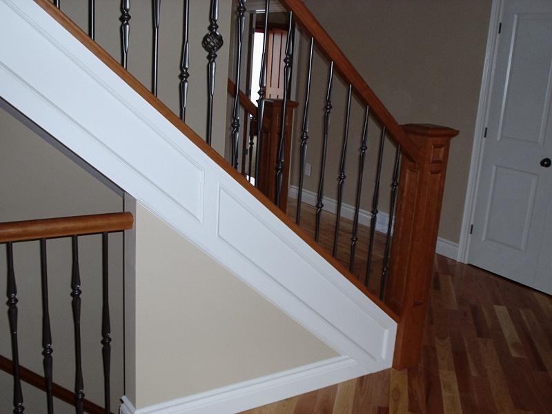 Straight Stairs Metal Pickets Gallery Roes Stair Corp