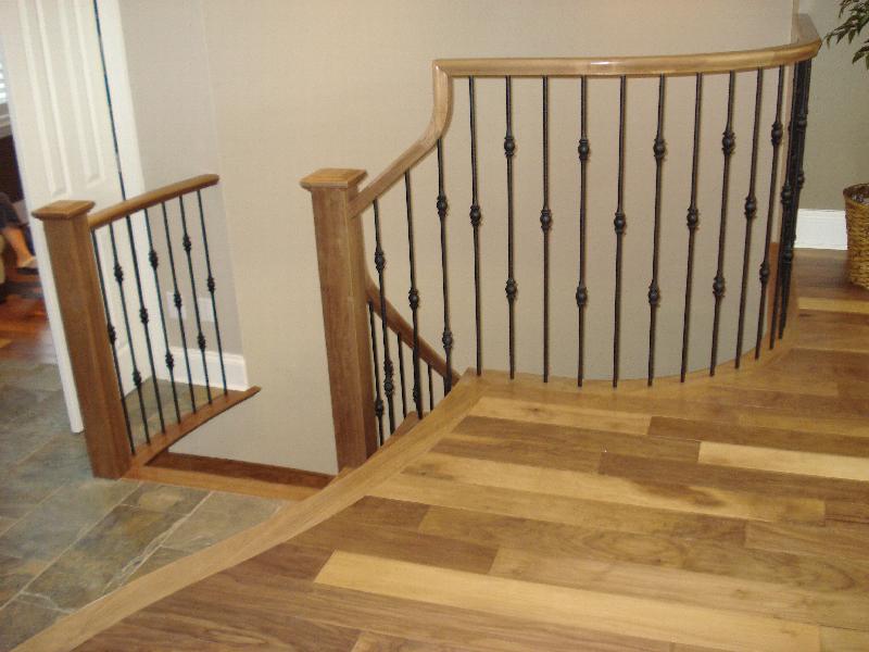 Straight Stairs Metal Pickets Gallery Roes Stair Corp