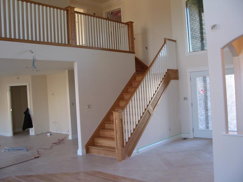 Straight Stairs Wood Pickets Gallery Roes Stair Corp