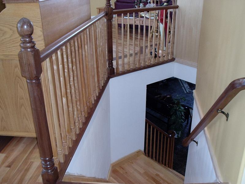 Straight Stairs Wood Pickets Gallery Roes Stair Corp