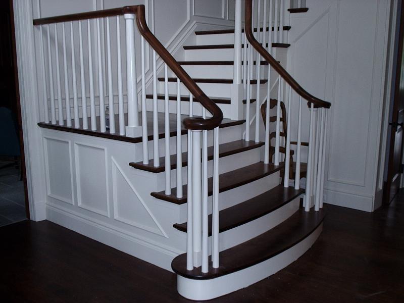 Straight Stairs Wood Pickets Gallery Roes Stair Corp
