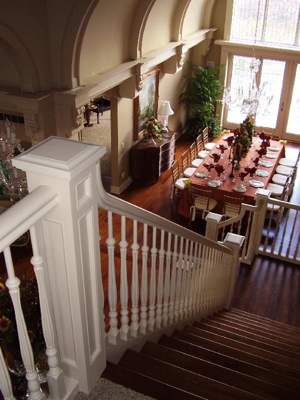 Straight Stairs Wood Pickets Gallery Roes Stair Corp