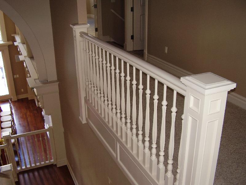 Straight Stairs Wood Pickets Gallery Roes Stair Corp