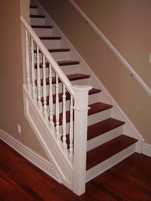 Straight Stairs Wood Pickets Gallery Roes Stair Corp