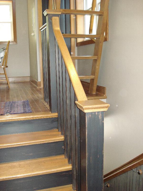 Straight Stairs Wood Pickets Gallery Roes Stair Corp